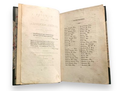 Lot 301 - Mendoza (Daniel) Memoirs of the Life of Daniel Mendoza, first edition, 1808