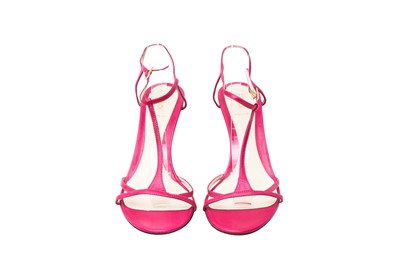 Lot 13 - Fendi Pink Strappy Heeled Sandal - Size 41