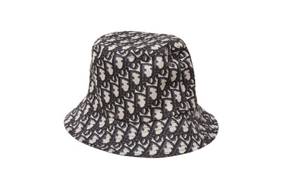 Lot 104 - Christian Dior Navy Oblique Bucket Hat - Size 57
