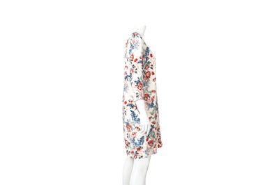 Lot 83 - Erdem White Silk Emma Shift Dress - Size 10