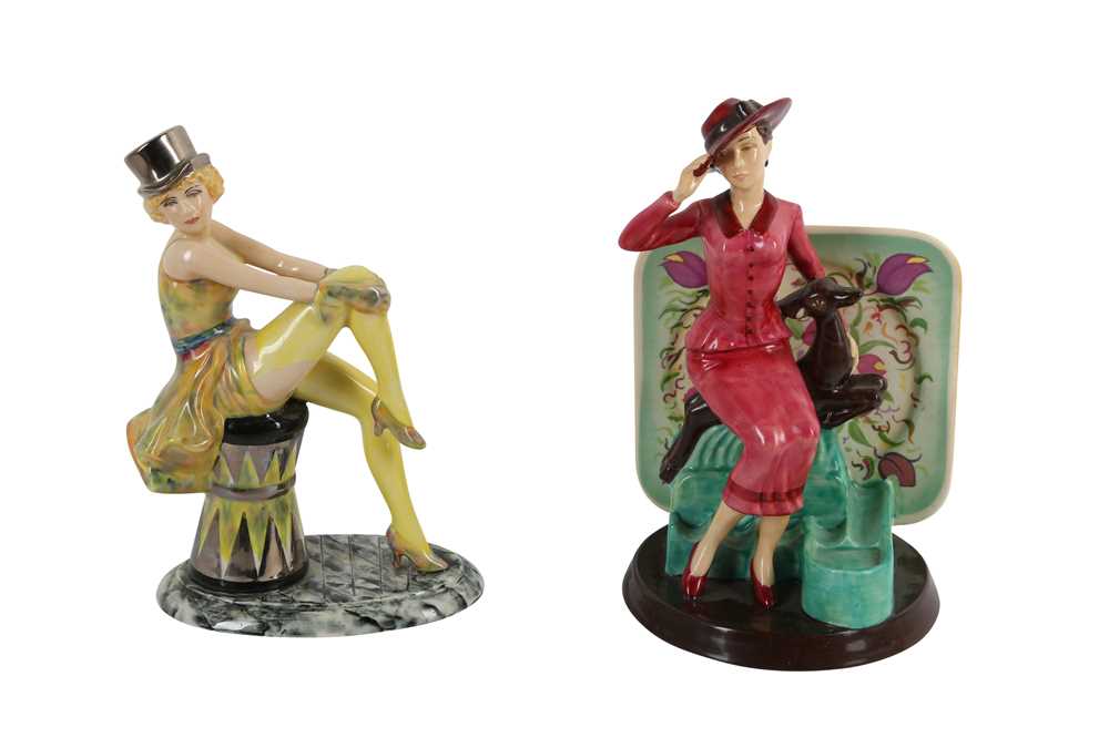 Lot 164 - A KEVIN FRANCES MARLENE DIETRICH CERAMIC FIGURE