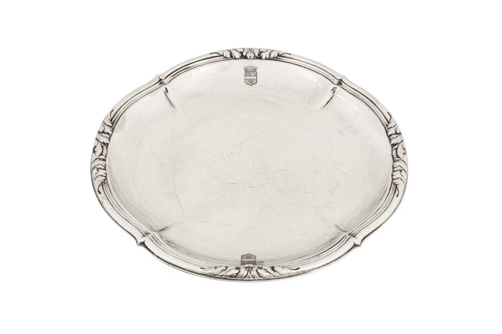 A late 19th / early 20th century French 950 standard silver dish, Paris...