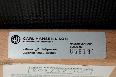 Lot 29 - HANS WEGNER (DANISH, 1914-2007) FOR CARL HANSEN & SON
