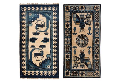 Lot 39 - A LOT OF TWO TIBETAN RUGS