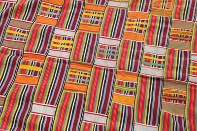 Lot 259 - A MID 20TH CENTURY KENTE CLOTH