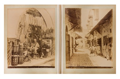 Lot 84 - ALBUM OF TUNIS VIEWS, c.1880s