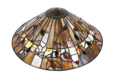 Lot 426 - A TIFFANY STYLE STANDARD LAMP, LATE 20TH CENTURY