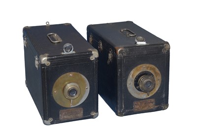 Lot 56 - Two LARGE Ferrotype "Instant" Cameras.