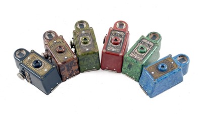 Lot 96 - A Set of Six Coronet Midget Sub-Miniature Cameras.