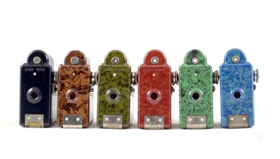 Lot 96 - A Set of Six Coronet Midget Sub-Miniature Cameras.