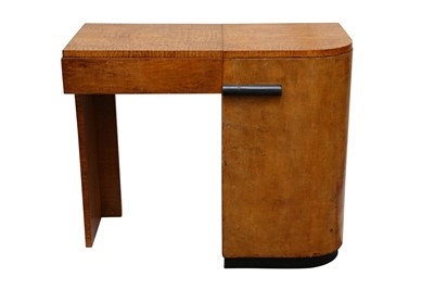 Lot 413 - AN ART DECO SATINWOOD DRESSING TABLE