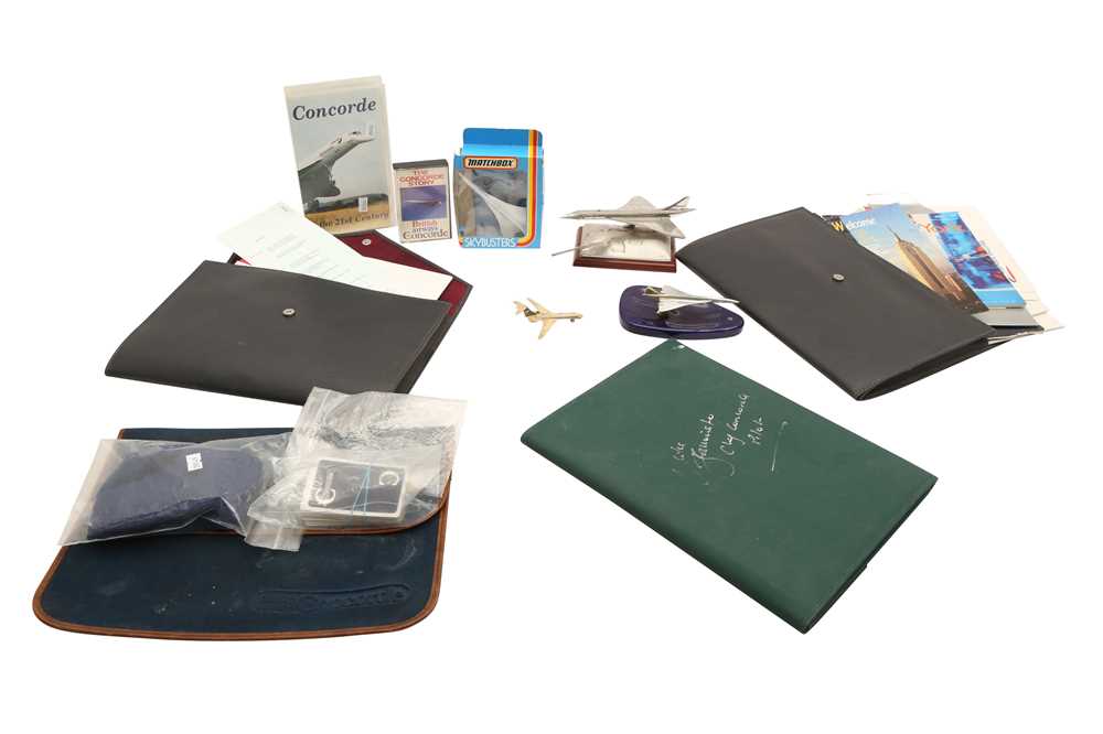 Lot 285 - A COLLECTION OF CONCORDE MEMORABILIA