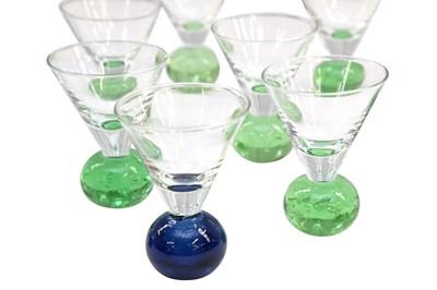 Lot 100 - LOW BALL SPIRIT GLASSES