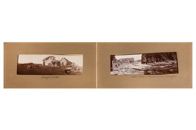 Lot 240 - Iceland. Archive of Fishing for salmon  Langa Lodge-Iceland   1873 – 1923
