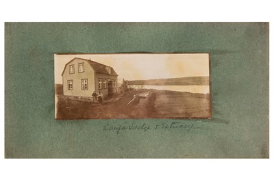 Lot 240 - Iceland. Archive of Fishing for salmon  Langa Lodge-Iceland   1873 – 1923