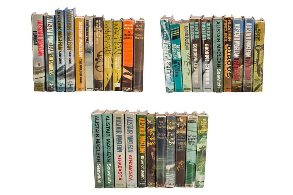 Lot 141 - MacLean 32 first edition novels.