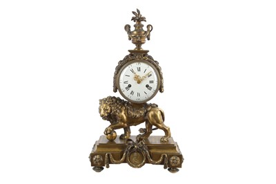 Lot 457 - A FRENCH LOUIS XVI STYLE ORMOLU MANTEL CLOCK, LATE 19TH/EARLY 20TH CENTURY