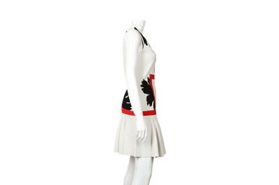 Lot 5 - Alexander McQueen Cream Knit Skater Dress - Size S