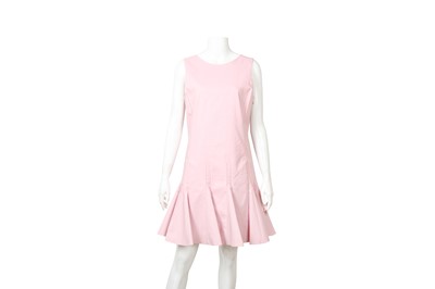 Lot 114 - Christian Dior Pink Sculptural Sleeveless Dress - Size 42
