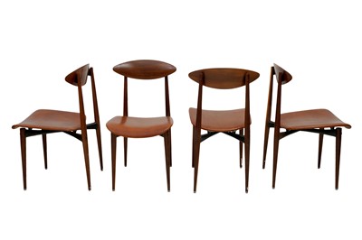 Lot 100 - A SET OF FOUR ITALIAN MID CENTURY DINING CHAIRS