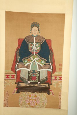 Lot 188 - ELEVEN CHINESE HANGING SCROLLS