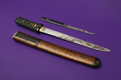 Lot 1020 - A JAPANESE DAGGER, TANTŌ