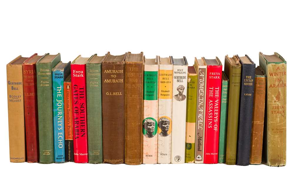 Lot 62 - Gertrude Bell & Freya Stark. 20 vols by and about.
