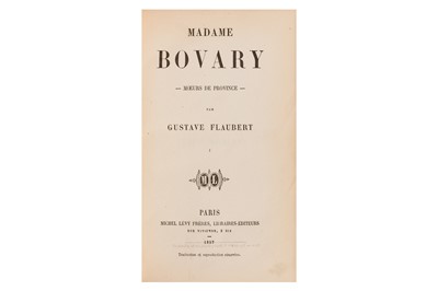 Lot 23 - Flaubert. Madame Bovary 2 vol. Paris, 1857