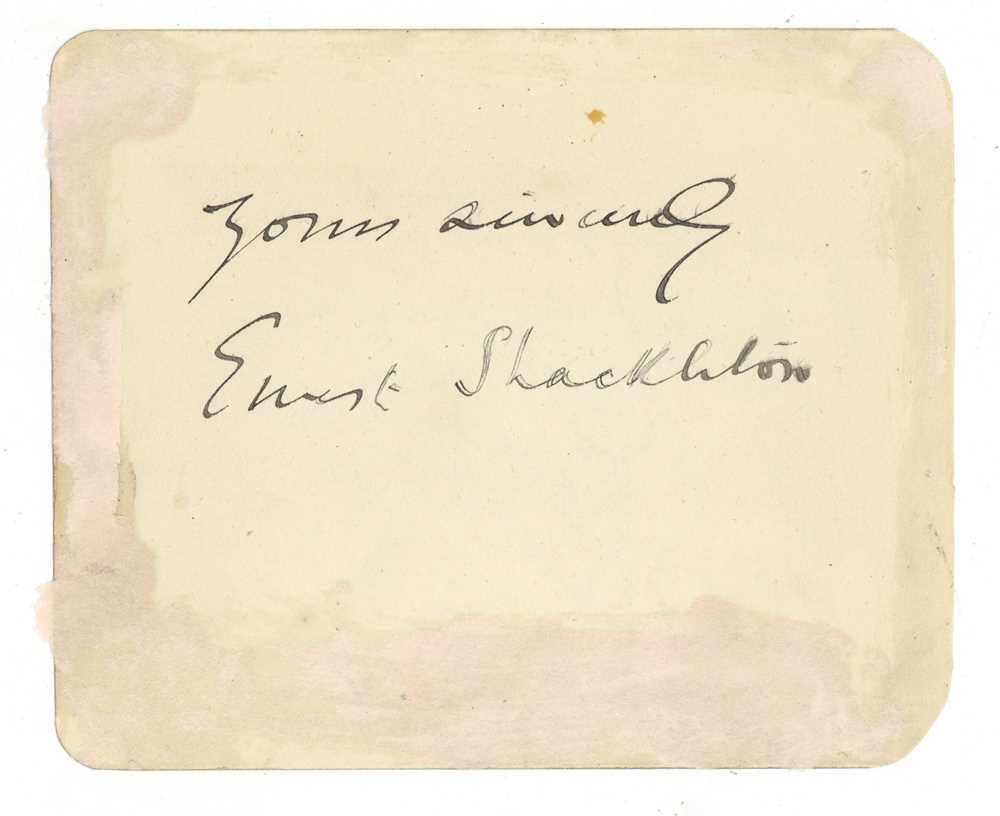 Lot 352 - Shackleton(Ernest)