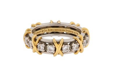 Lot 210 - A DIAMOND ETERNITY RING BY JEAN SCHLUMBERGER FOR TIFFANY & Co.