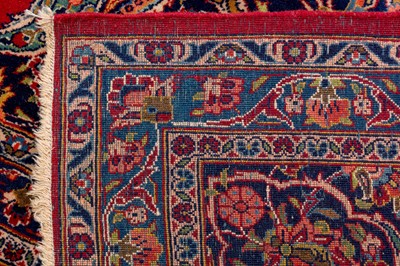 Lot 75 - A FINE KASHAN CARPET, CENTRAL PERSIA