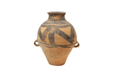 Lot 816 - A LARGE NEOLITHIC POTTERY JAR, GUAN