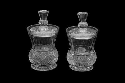 Lot 190 - A SET OF EDINBURGH CRYSTAL THISTLE PATTERN