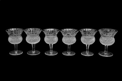 Lot 190 - A SET OF EDINBURGH CRYSTAL THISTLE PATTERN