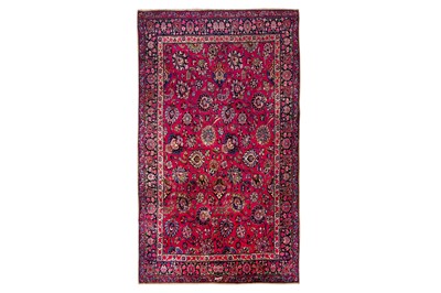 Lot 53 - FINE SIGNED MESHED CARPET, NORTH-EAST PERSIA