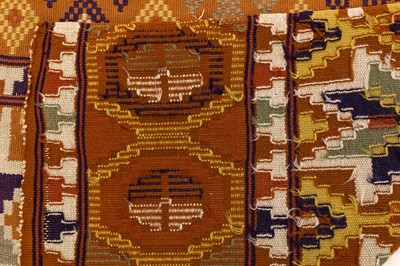 Lot 438 - A FINE SCANDINAVIAN FLAT WEAVE RUNNER, SWEDEN