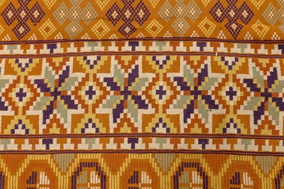Lot 438 - A FINE SCANDINAVIAN FLAT WEAVE RUNNER, SWEDEN