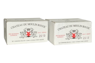 Lot 36 - † Chateau Moulin Rouge, Haut Medoc, 2019, twelve bottles (two six bottle OCCs)