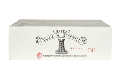 Lot 38 - † Chateau Tour St Bonnet, Haut Medoc, 2015, twelve bottles (OCC)