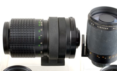 Lot 1311 - Group of Seven 500mm & 600mm Mirror lenses.