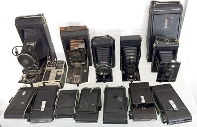 Lot 1175 - A 3A Autographic Kodak Special Model B & Other Folding Cameras.