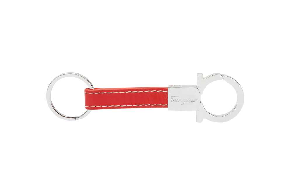 Lot 3 - Salvatore Ferragamo Red Key Charm