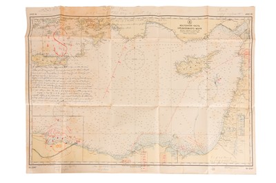 Lot 59 - Collection of Russian sea charts of the Mediterranean – 1955