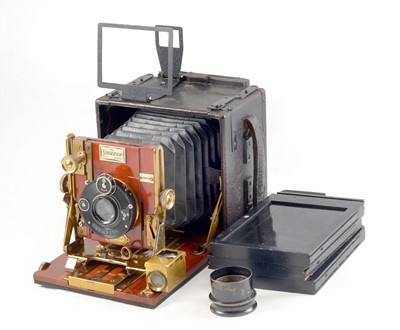 Lot 49 - The Sanderson Quarter Plate Regular Model Camera.