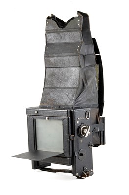 Lot 27 - A Houghton’s Ltd. Ensign Model D Quarter Plate Folding Reflex Camera.