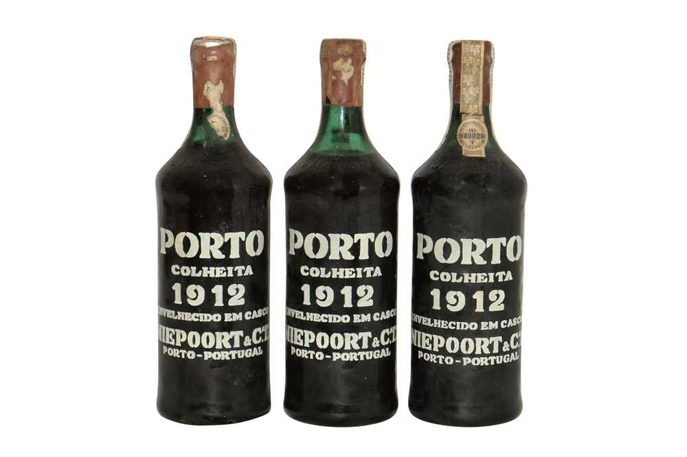 Lot 77 - Niepoort, Colheita Port, 1912, three bottles
