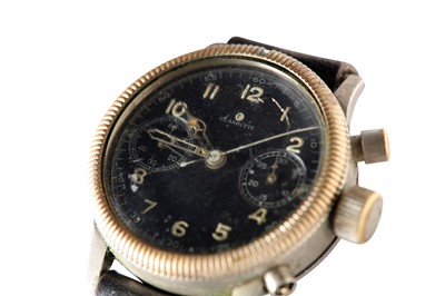 Lot 11 - WWII ERA TUTIMA GLASHUTTE PILOTS CHRONOGRAPH WRISTWATCH