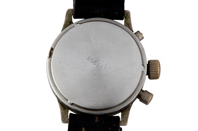 Lot 11 - WWII ERA TUTIMA GLASHUTTE PILOTS CHRONOGRAPH WRISTWATCH