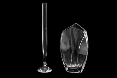 Lot 176 - TWO BACCARAT CRYSTAL VASES