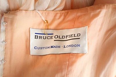 Lot 24 - Bruce Oldfield Ivory Print Silk Occasion Dress